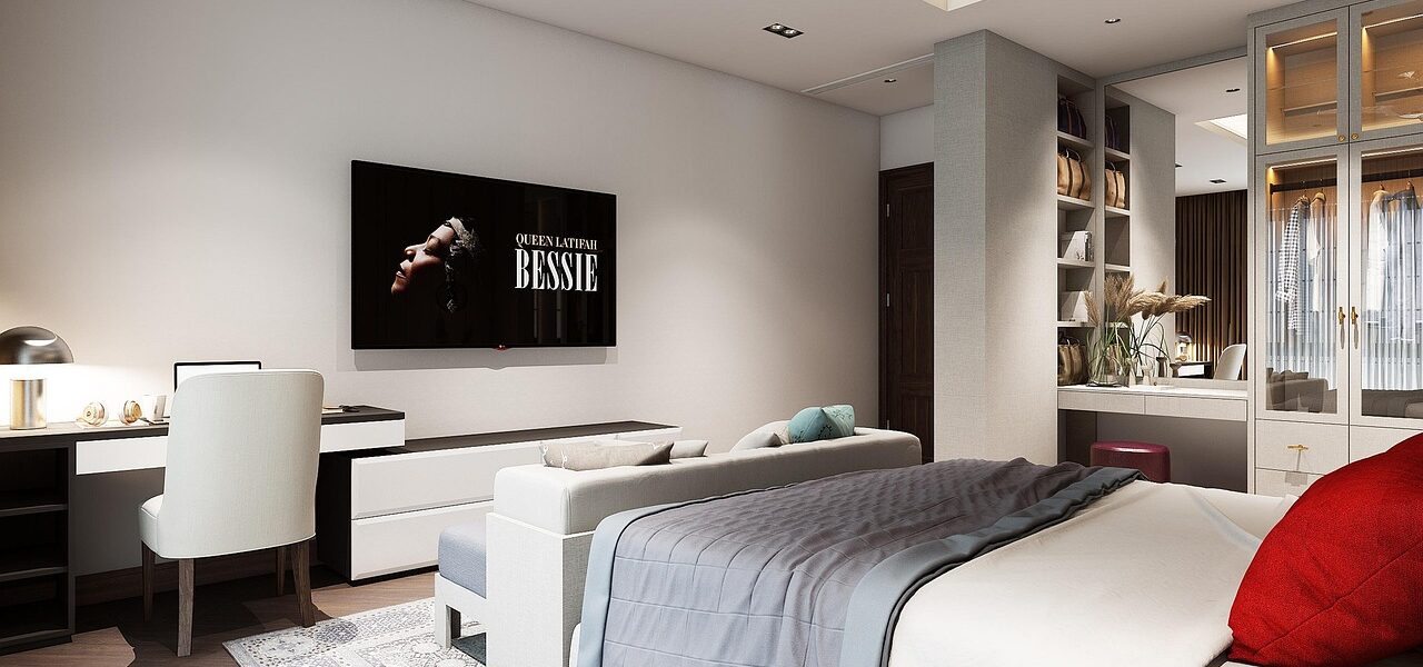 bedroom, interior design, furniture, home, house, room, bed, television, tv, interior, architecture, bedroom, bedroom, bedroom, bedroom, bedroom